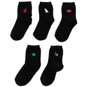 Resim Polaris Dıno Nks 5 Lı Skt-b 4pr Siyah Erkek Çocuk Soket Çorap 000000000101925717 Siyah 