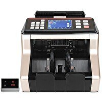 Resim Sigma SC7520G Karışık Para Sayma Makinesi - TL - Euro - USD - Türkçe Sesli Uyarı Müşteri Ekranı 