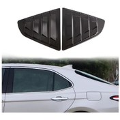 Resim Hightower 2018-2024 Yan Hava Menfezi Kapaklı Matt Siyah Arka Yan Cam Jaluzileri 