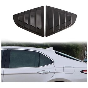 Resim Hightower 2018-2024 Yan Hava Menfezi Kapaklı Matt Siyah Arka Yan Cam Jaluzileri 