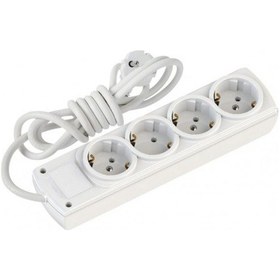 Resim Dörtlü Topraklı Grup Priz 2mt Olimpia 