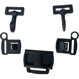 Resim Tois 5 Nokta Bebek Mama Koltuğu-Sandalye-Bebek Arabası Güvenlik Kemeri Emniyet Kemeri + 2 Adet Omuz Pedi 