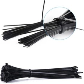 Resim STOREMAX 3,6x370 Siyah 37cm Kablo Bağı Plastik Kelepçe Toplayıcı-100 Adet 1184728 