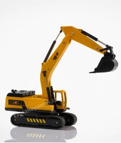 Resim Sürtmeli Metal Ekskavatör Kepçe İş Makinası İnşaat Aracı 