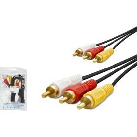 Resim Hadron HD4620 Kablo 3rca To 3rca 10MT 