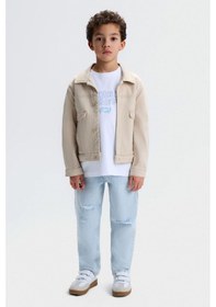 Resim Nk Kids Erkek Çocuk Brave Ceket Nk-41507 Krem 