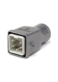 Resim Metal 5 Kontak Uzatma Tipi Fiş 10A Üstten Girişli 