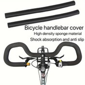 Resim Konforlu Tutuşlu Kelebek Şeklinde Sünger Bisiklet Direksiyon Kılıfları, 49.99cm - Şok Emici & Kaymaz Yol Bisikletleri İçin 