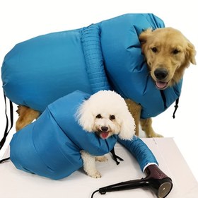 Resim Hızlıca Kürkünü Kurutmak İçin Bu Katlanabilir Köpek Saç Kurutma Makinesi Üfleme Çantasını Kullanın! Noel Hediyesi 