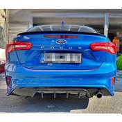 Resim Ford Focus 4 Sedan Arka Tampon Eki - 2019 - 2022 Boyasız Fiberglass 