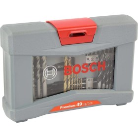 Resim Bosch X-Line 49 Parça Delik ve Vidalama Ucu Seti, Çok Amaçlı Kullanım 