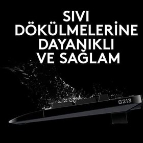 Resim Logitech G213 - G102 Oyuncu Siyah Klavye-Mouse Seti 