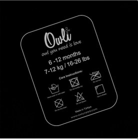 Resim Owlishop Owli Swimwarm Üşütmeyen Bebek Mayosu Sarı - Siyah 