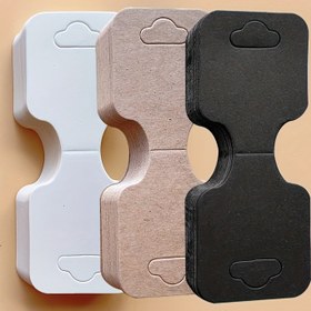 Resim 50 adet 25 adet Bilezikler, Kolyeler ve Küpeler için Boş Kraft Kağıt Takı Sergi Kartları - DIY El Sanatları Malzemeleri, Takı Yapımı Sergi & Paketleme Malzemeleri, Boncuklama&Takı Yapımı 