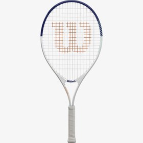 Resim Wilson Roland Garros Elite Kit Çocuk Lacivert Beyaz Tenis Raketi 