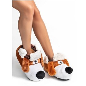 Resim Twigy Bobo Kadın,Garson Boy Hayvanlı Panduf Kahverengi 36/41 YY0274 Kahverengi 