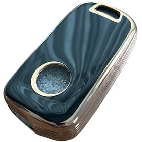 Resim Autohan Keys Astra J, Corsa D, Corsa E, Insignia, Mokka, Meriva Için Akıllı Anahtar Kutusu, Siyah Altın, 2 Düğmeli Anahtar Kılıfı 