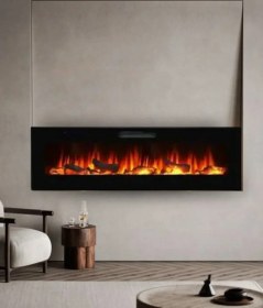 Resim Tektes 8 Renkli 152 CM Alev Sesli Bluetoothlu Wifili Rb Plazma Elektrikli Şömine 