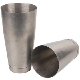 Resim Globy Gümüş 500 & 800 ml Boston Shaker 