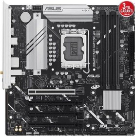 Resim Asus B860m Max Gamıng Ax Wıfı 6 Ddr5 Hdmı-dp Typec Pcıe 5.0 1851p Matx 