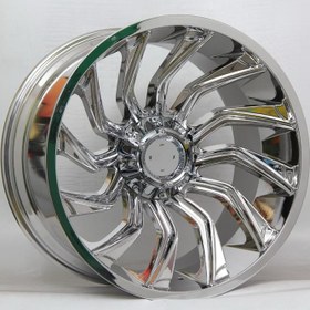 Resim R1 Wheels 22 inç 6*139.7 ET44 Krom Jant Takımı (J-720) 