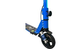Resim SIMATE Elektrikli Çocuk Scooter - 130W, LED Işıklı, Amortisörlü (Dizlik ve Dirseklik Hediyeli) 