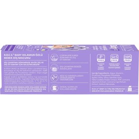 Resim Rocs 0-3 Yaş Ihlamur Aromalı Diş Macunu 