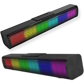 Resim Bluetooth Hoparlör Rgb Tv Ses Sistemi Uzun 