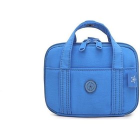 Resim Smart Bags Mikro Poly Kumaş Askılı Mini Boy Kadın Cüzdanı 3346 Mavi 