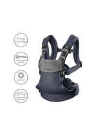 Resim Babybjörn Balance Soft Woven Jersey Tri-fabric Dark Grey & Kanguru Harmony Mesh Antracite 