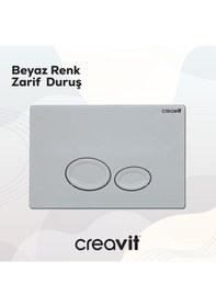 Resim Creavit Drop Beyaz Kumanda Paneli GP2001.00 Beyaz 