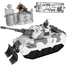 Resim My Reality Fashion Nessiworld Sesli ve Işıklı Soldier Force Kar Tankı Oyun Seti 