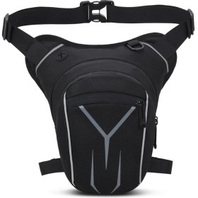 Resim Dimity Bel Paketi Motosiklet Yağmur Geçirmez Uyluk Kayışı Taktik Seyahat Bel Paketi (Yurt Dışından) 