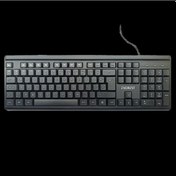 Resim Everest Kb-741f, Usb Kablolu, Türkçe F, 2 Metre Bakır Kablolu, Standart Klavye Siyah 