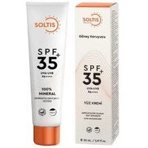 Resim Soltis %100 Mineral Filtreli SPF35+ Güneş Koruyucu Krem 50 ml 