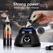Resim JC TATTOO Taşınabilir Lab Mikseri - Dokunmatik Kontrol 7000rpm Akrilik Boya ve Tırnak Cilası Vibratör Adaptör, Takılabilir Güç, Kararlı Taban, Ergonomik Tasarım Tatuoy Sanatçıları ve Güzellik Uzmanları için, Tırnak Cilası Titreşimi, Şık Cihaz, Dayanıklı Yapı 