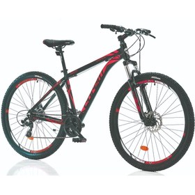 Resim Corelli Snoop 4.1 (Felix 2.1) MD Disk Fren 24 Vites 27,5 Jant Dağ Bisikleti 46 cm Siyah Neon Kırmızı 