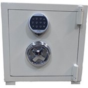 Resim Sur Çelik Para Kasaları 40 CM Şifreli Yangına Dayanıklı Beyaz Para Kasası 