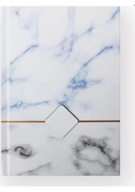 Resim Keskin Marble Ciltli Defter 14x20 Çizgili 64 Yaprak 414641 