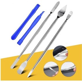 Resim Çok Amaçlı Notebook Bilgisayar Telefon Tablet5 İn 1 Gb-5a Metal Tamir Fırça Seti Kopya - 