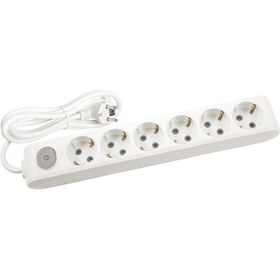 Resim Viko Multi-let 6'lı Grup Priz Anahtarlı Topraklı Çocuk Korumalı 1 Metre Beyaz - 90117601 