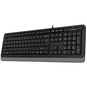 Resim A4 Tech Fk10, Gri, Fstyler, Usb Kablolu, Türkçe Q, Multimedya Klavye 12934554 