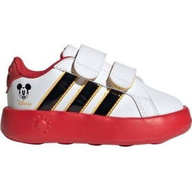 Resim Adidas X Disney Mickey Mouse Grand Court Bebek Spor Ayakkabı Jq8070 Çok Renkli 