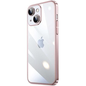 Resim Kaptin Kaptin Iphone 14 Plus Uyumlu Kılıf Kamera Lens Koruma Şeffaf Kenarları Renkli Sert Silikon Kapak iPhone14--24457 