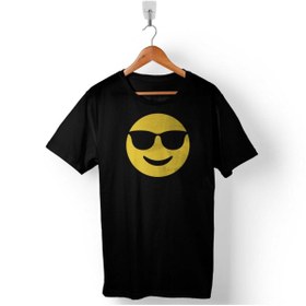 Resim Kendim Seçtim Gözlük Emoji Icon Smile Glases Baskılı Tişört Unisex T-shirt 