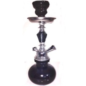 Resim Küçük Boy Nargile Takımı - Siyah 
