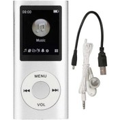 Resim Mp3 Çalar Şık Çok Fonksiyonlu Kayıpsız Ses İnce 1,8 İnç Lcd Ekran Taşınabilir Mp3 Müzik Çalar Dahili Pil İle Birlikte Gönderilir - Gümüş 