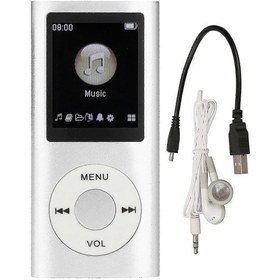 Resim Mp3 Çalar Şık Çok Fonksiyonlu Kayıpsız Ses İnce 1,8 İnç Lcd Ekran Taşınabilir Mp3 Müzik Çalar Dahili Pil İle Birlikte Gönderilir - Gümüş 