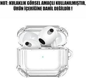 Resim Microsonic Apple AirPods 3 Air Armor Protective için Kılıf Siyah [AirPods 3 ile Uyumlu Kılıf - Siyah] 