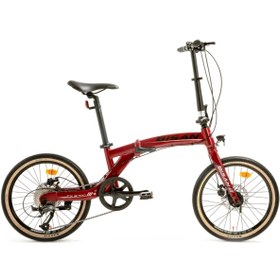 Resim Bisan FX 3700 20 Jant Md Katlanır Bisiklet (Bordo) 